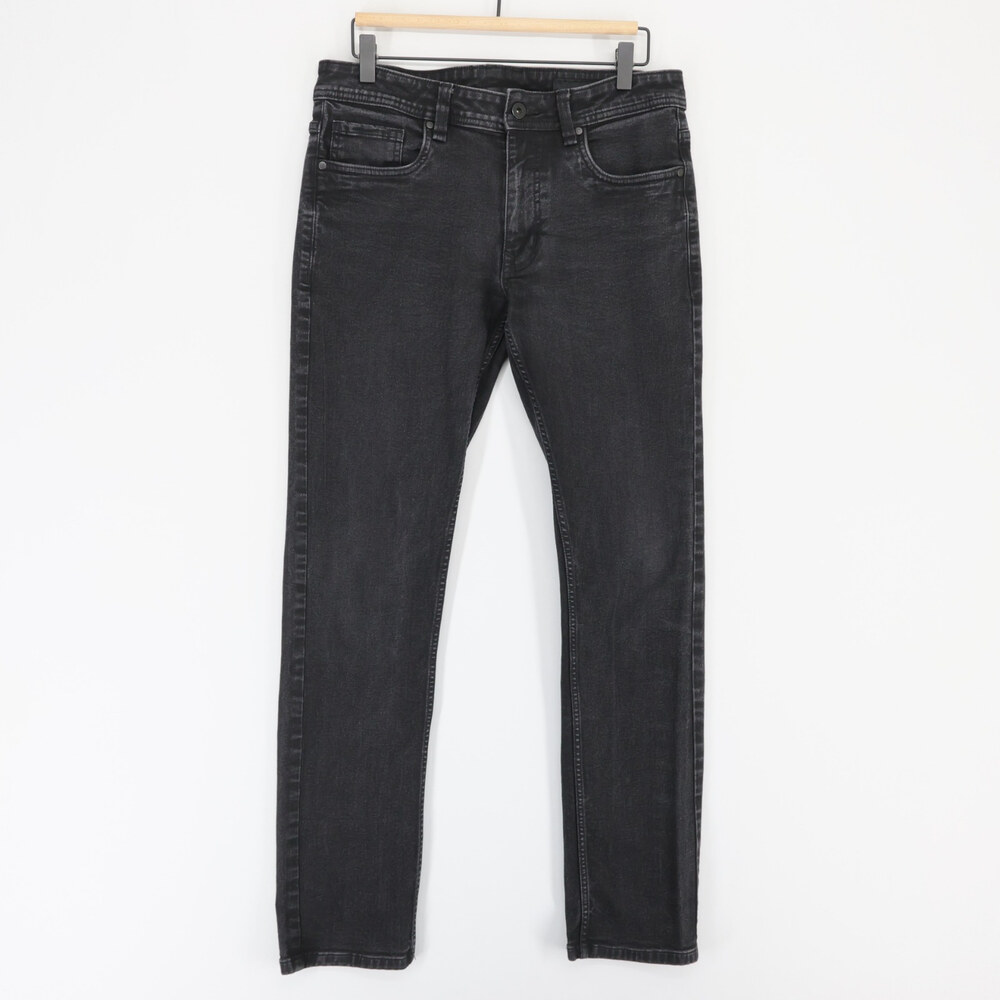 The Perfect Jean Jeans Mens 30x32 Black Bandit Wash Slim Fit Stretch Denim